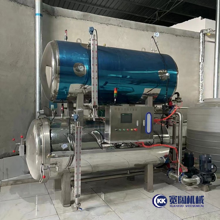 燒雞燒鴨食高溫滅菌釜多功能殺菌設備